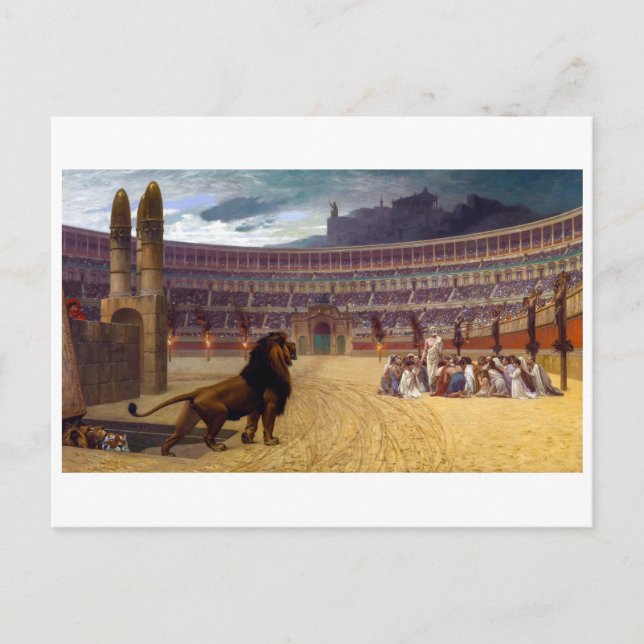 Christian Martyrs’ Last Prayer | J-L Gérôme | Postcard (Front)