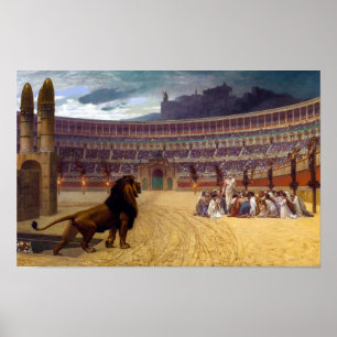 Christian Martyrs’ Last Prayer J-L Gérôme Poster