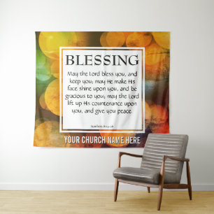 Christian MAY THE LORD BLESS YOU Church Tapestry