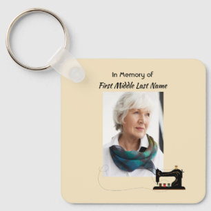 Christian Memorial Keepsake Seamstress  Keychain