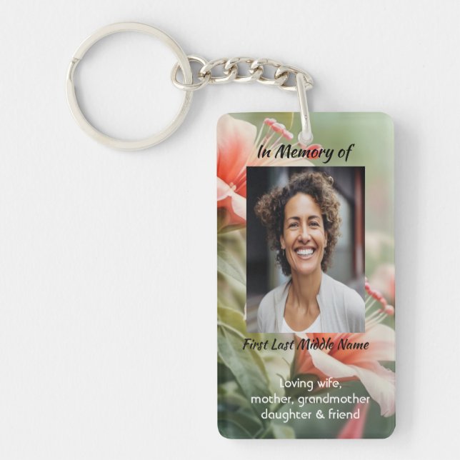 Christian Memorial Photo Keepsake Hummingbird (Devant)