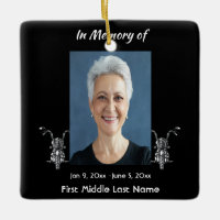 Christian Memorial Photo Motorcycle Biker 