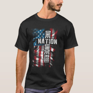 christian men bible verse faith patriotic 4th of j T-Shirt