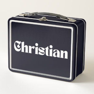 Christian  metal lunch box
