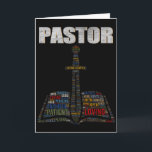 Christian Minister Word Cloud Church Pastor Apprec Card<br><div class="desc">Christian Minister Word Cloud Church Pastor Appreciation Day _1</div>