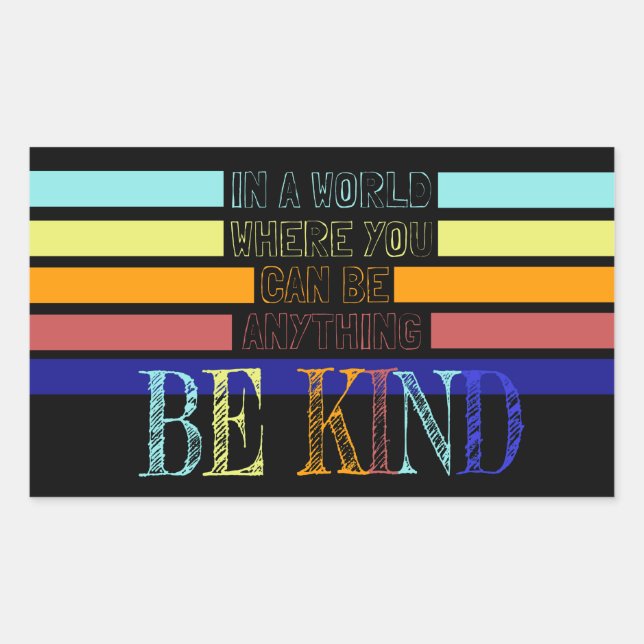 Christian Miracle Worker BE Kind Sticker (Front)