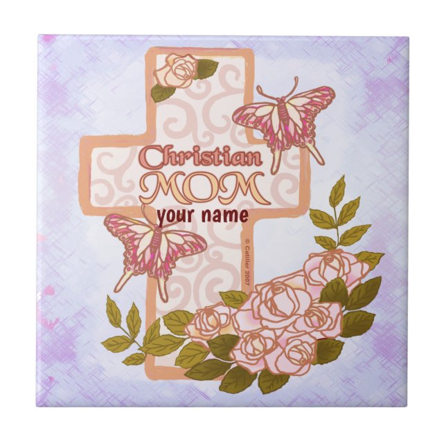 Christian Mom  Tile (Front)