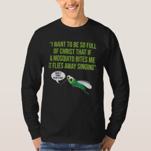 Christian Mosquito  Gag Jokes Religious Christian T-Shirt