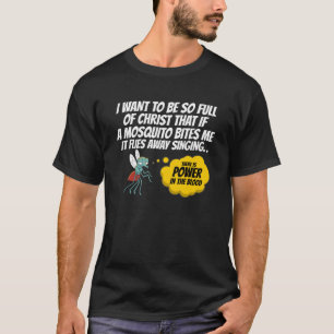 Christian Mosquito Gag Jokes Religious Christian T-Shirt