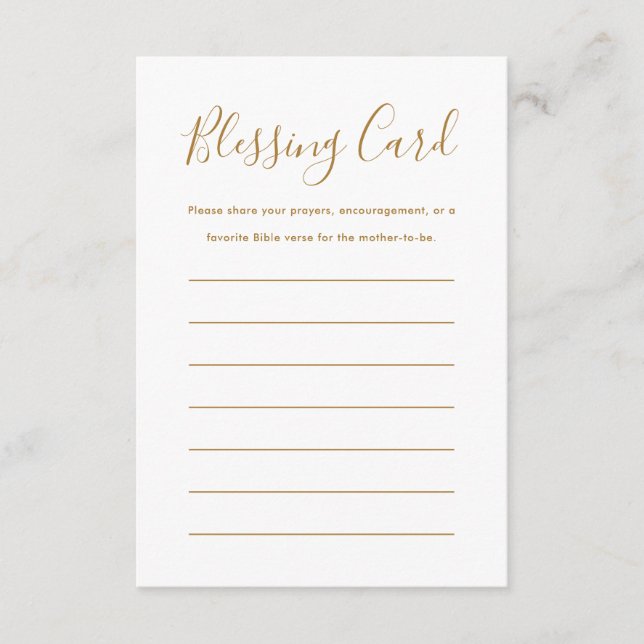 Christian Mother's Blessing Card Prayers Note Card (Front)