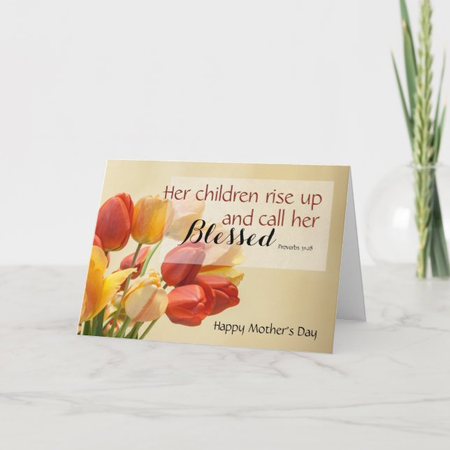 Christian Mother's Day Card (Front)