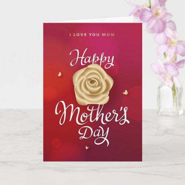 Christian Mother's Day Card (Orchid)