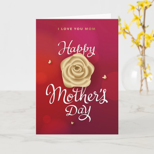 Christian Mother's Day Card (Yellow Flower)
