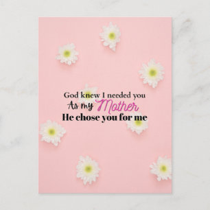 Christian Mother's day gift gift for mom faith mom Postcard