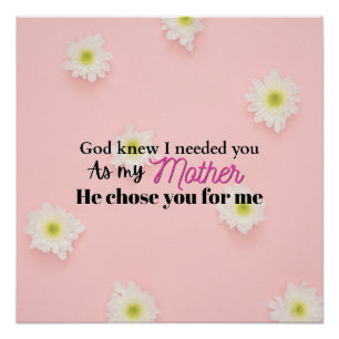 Christian Mother's day gift gift for mom faith mom Poster