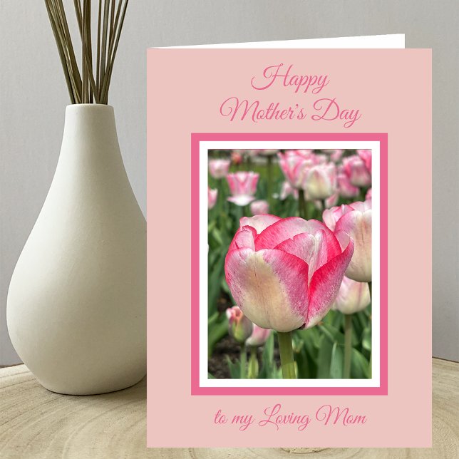 Christian Mother's Day Pink Tulips Card (Creator Uploaded)