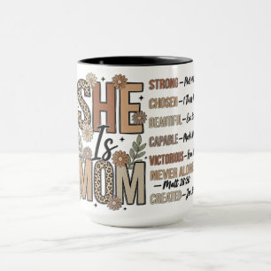 Christian Mother's Day She Is Mom Mug