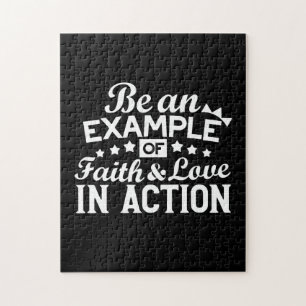 Christian Motivation Design – Faith, Love, and Act Jigsaw Puzzle