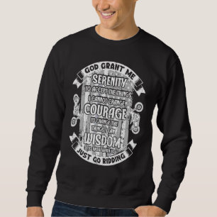 Christian Motorcycle Biker Biking Motorcycling mot Sweatshirt