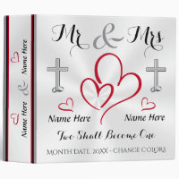 Christian Mr and Mrs Wedding Photo Album Binder