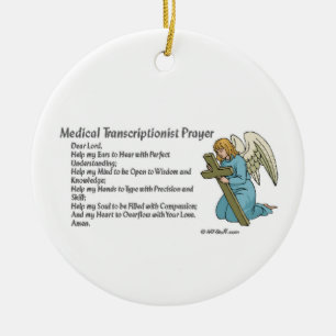 Christian MT Prayer Ceramic Ornament