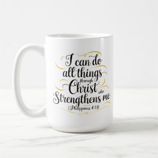 Christian Mug - I Can Do All Things - Philippians 