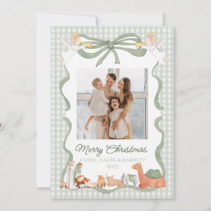 Christian Nativity Photo Greeting Christmas Card