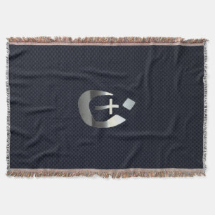 Christian Nazarene Solidarity on Carbon Throw Blanket