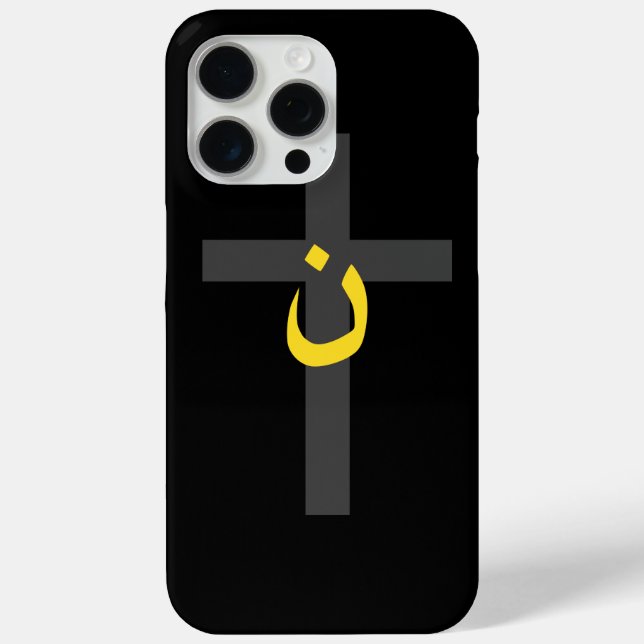 Christian Nazarene Symbol Solidarity Cross Decor Case-Mate iPhone Case (Back)