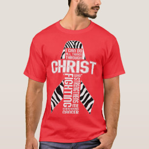 Christian Neuroendocrine Cancer Warrior I Can Do A T-Shirt
