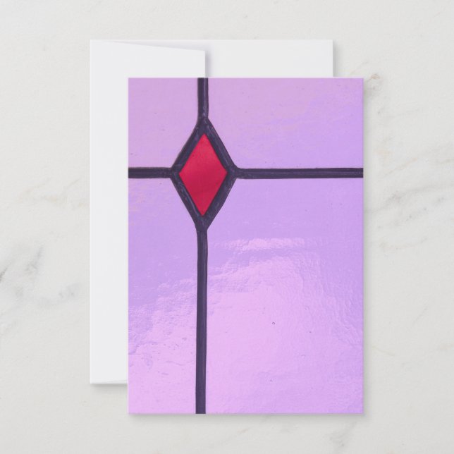 Christian note card stained glass add your message (Front)