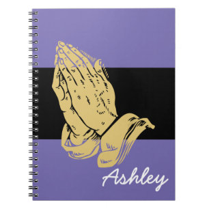 Christian Notebook-Prayer-Custom Name Notebook