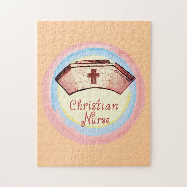 Christian Nurse Angel Jigsaw Puzzle (Vertical)