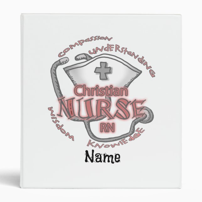 Christian nurse axiom  binder (Front)