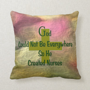 Christian Nurse Decorative Pillow