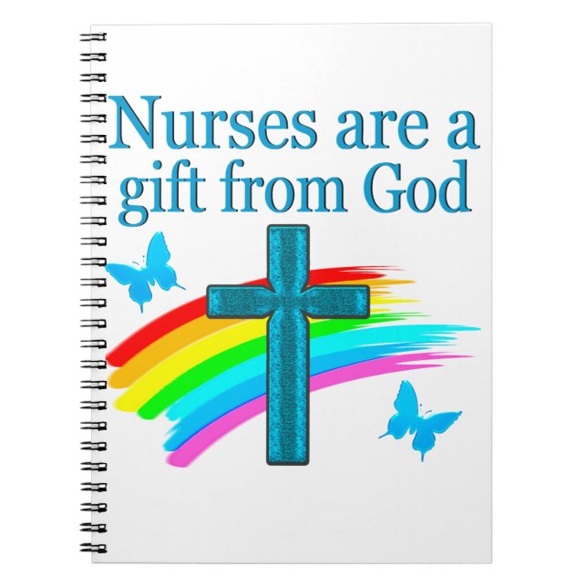 CHRISTIAN NURSING PRAYER DESIGN NOTEBOOK (Front)