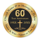 Christian or 60th Church Anniversary, Favours