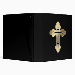 Christian orthodox cross binder