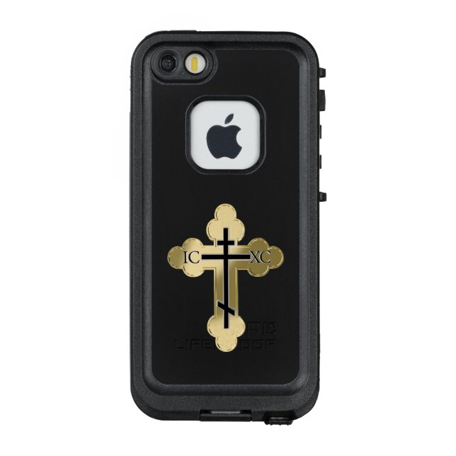 Christian orthodox cross LifeProof iPhone case (Back)