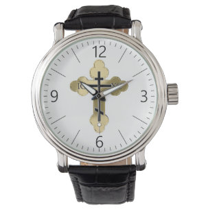 Christian orthodox cross watch