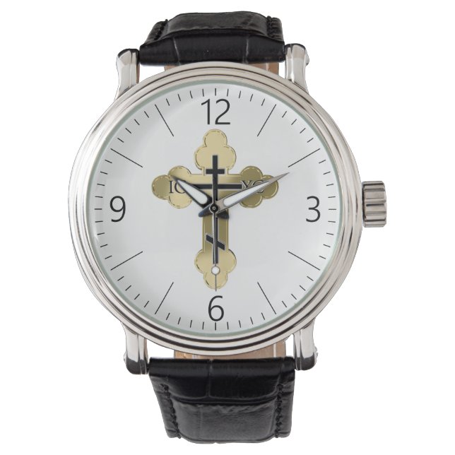 Christian orthodox cross watch (Front)