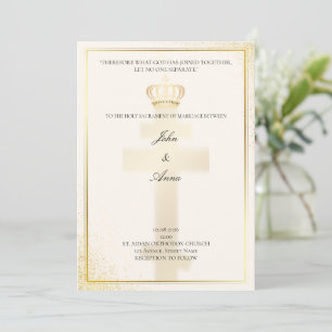 Christian Orthodox Wedding Invitation 