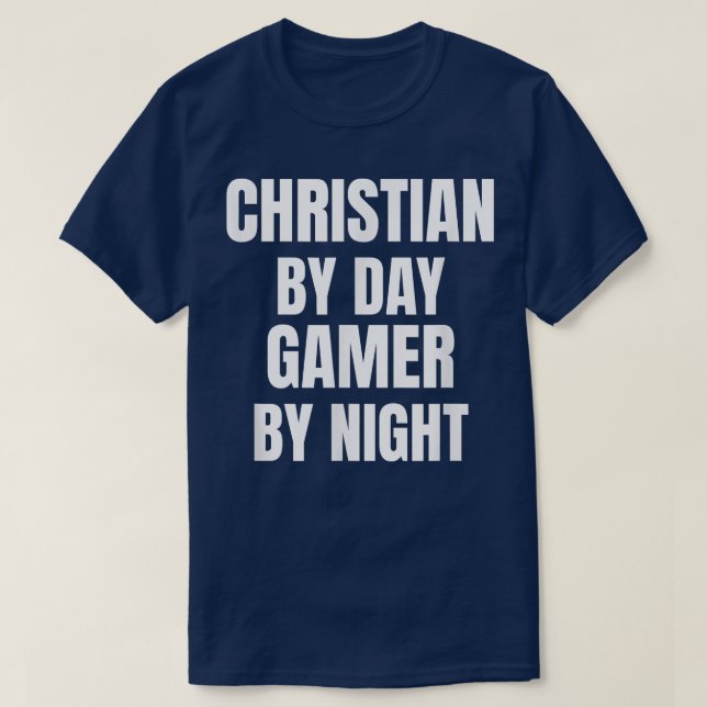 Christian Par Jeu De Jour Par T-Shirt De Nuit (Design devant)