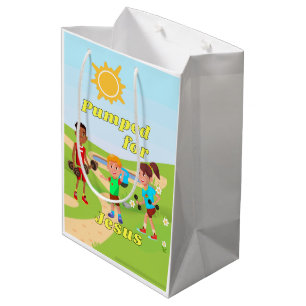 Christian party tableware theme gift bag