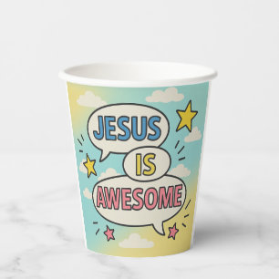 Christian party tableware theme paper cups