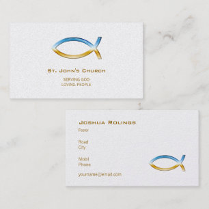Christian Pastor Priest Business Card