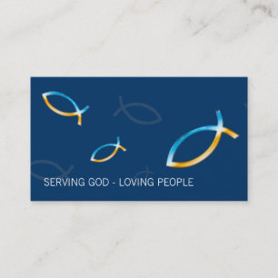 Christian Pastor Priest Business Card