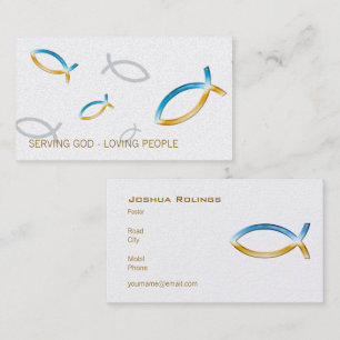 Christian Pastor Priest Business Card