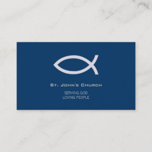Christian Pastor Priest Business Card