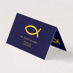 Christian Pastor Priest Business Card